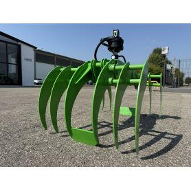 Pinza forestale per tronchi e legna SP 800 con prolunghe e rotore Formiko FHR 1L