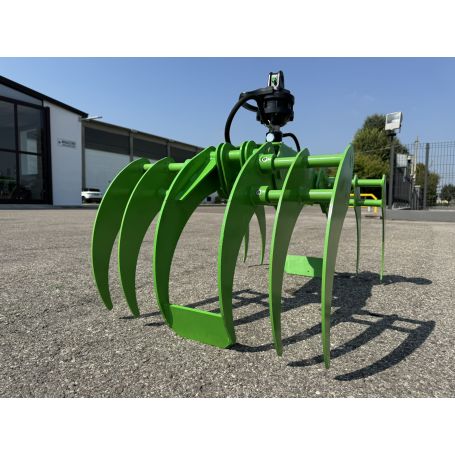 Pinza forestale per tronchi e legna SP 800 con prolunghe e rotore Formiko FHR 1L