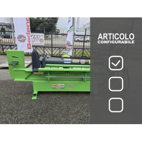 Spaccatronchi orizzontale su trave 30t retrattile corsa 1,5m