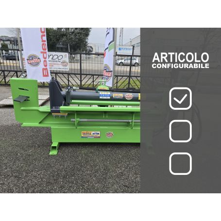 Spaccatronchi orizzontale su trave 30t retrattile corsa 1,5m